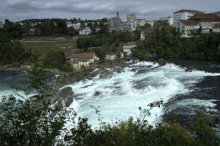High Viewpoint on  Rhine Falls, Switzerland