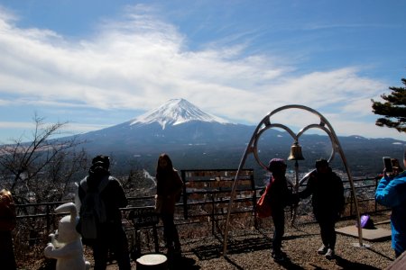 Mt Fuji Seen from Vantage Point, Kawaguchiko
