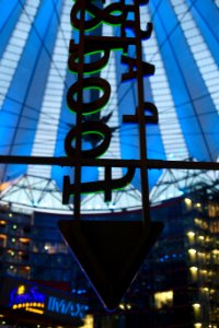 Shop Sign and Lights, Potsdamer Platz, Mitte