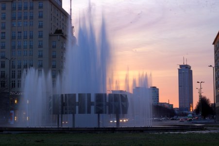 Fountain on Strausberger Platz photo