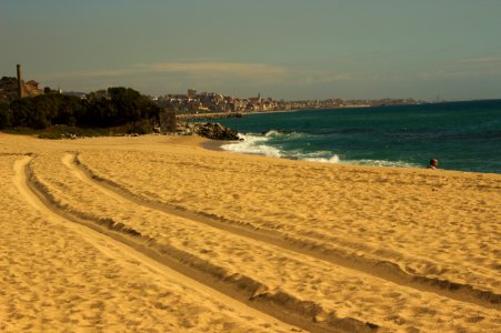 View towards Montgat, Badalona
