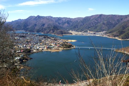 Lake Seen from Hillside, Kawaguchiko photo