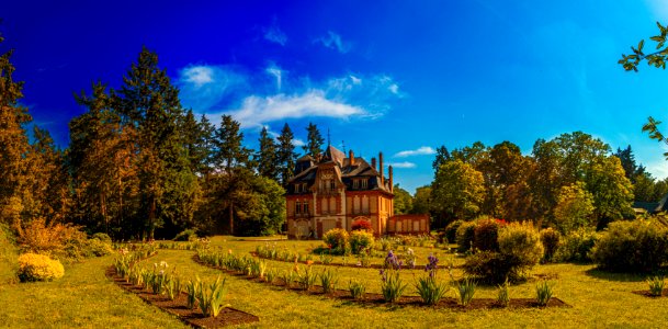 chateau  et parc de Morchêne
