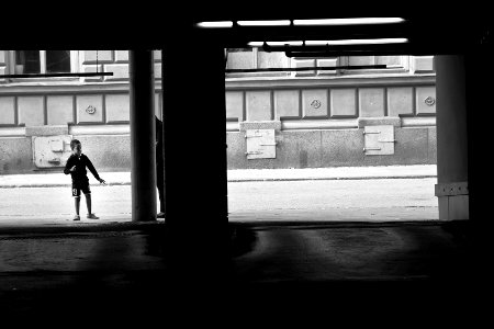 Boy in the street