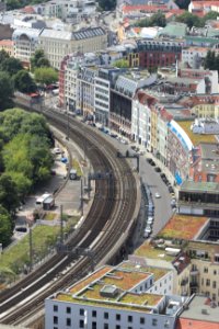Railway leading to Hackescher Markt photo