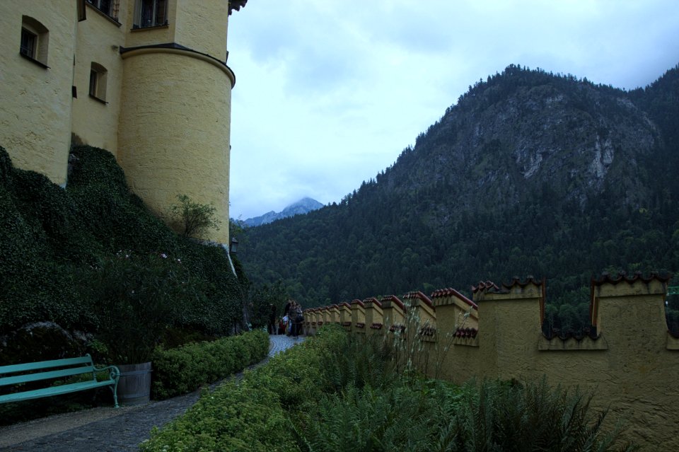 Garden at  Schloss Hohenschwangau