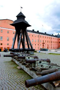 Uppsala Castle and Gunillaklockan in Sweden