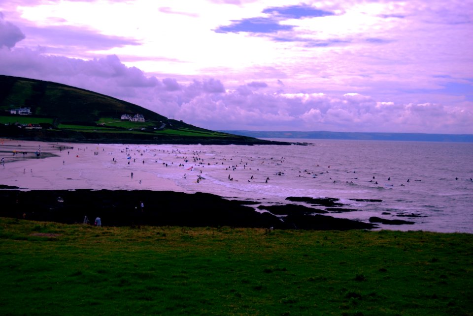 View over Croyde Bay, North Devon, UK
