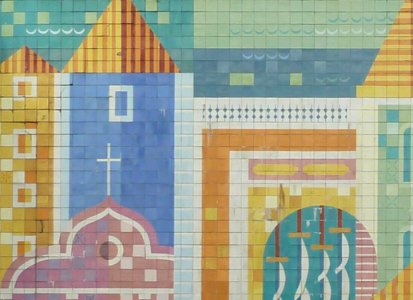 Conjunto Misto na Av. Infante Santo, PESSOA, GANDRA, MANTA [1953-1962]