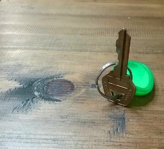 Behind the green door