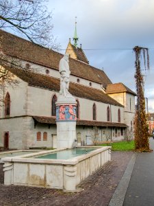 Église Saint-Theodore et sa fontaine Wettstein / TheodorsKirche und ihr Wettstein-Brunnen photo