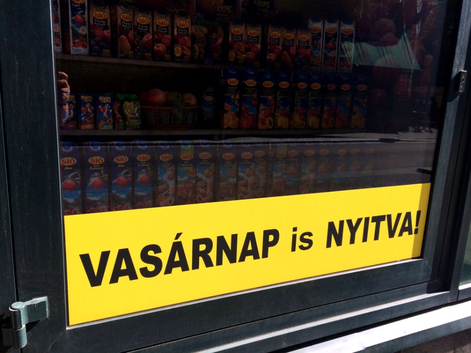 Hungary shop sunday