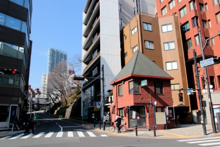 Small House on Corner near Roppongi