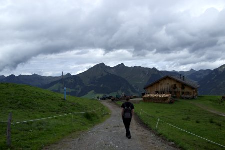 Path Leading into Mountains, Sonntag, Austria