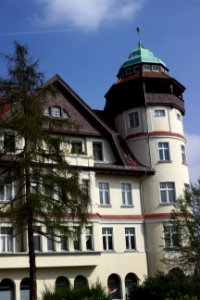 Old-fashioned Building and Sky, Mexikoplatz, Zehlendorf