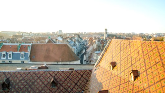 Les toits du Musée du Temps et Besançon