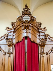Détail des confessionnaux - Église catholique Sainte-Croix d'Offenbourg #3