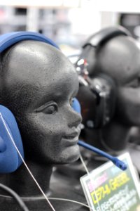Headset Dummy, Bic Camera, Akihabara