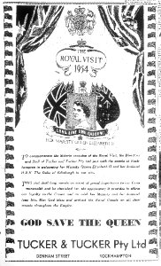 1954, March 15. The Royal Visit to Rockhampton.