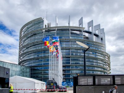 Parlement européen sous la brise