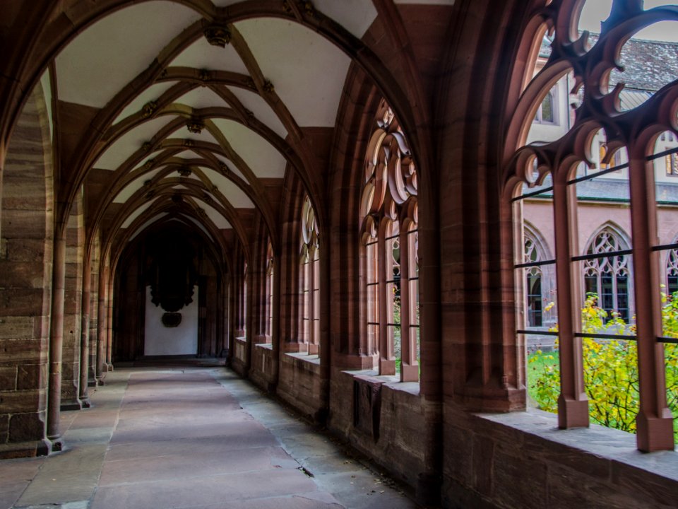 Le grand cloître gothique - Cathédrale de Bâle #3 / Der große gotische Kreuzgang - Basler Münster #3