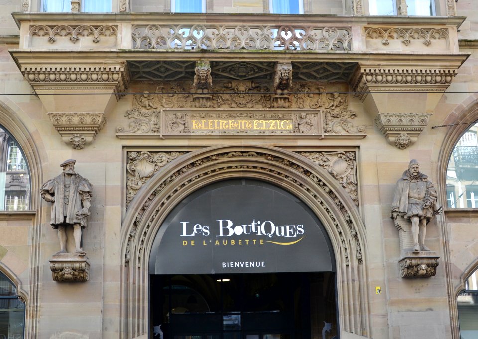 Porte du Kleine Metzig, coté rue de la Haute Monté à Strasbourg