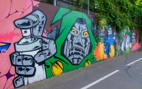 Grafitti Jam Downtown - Jaek El Diablo