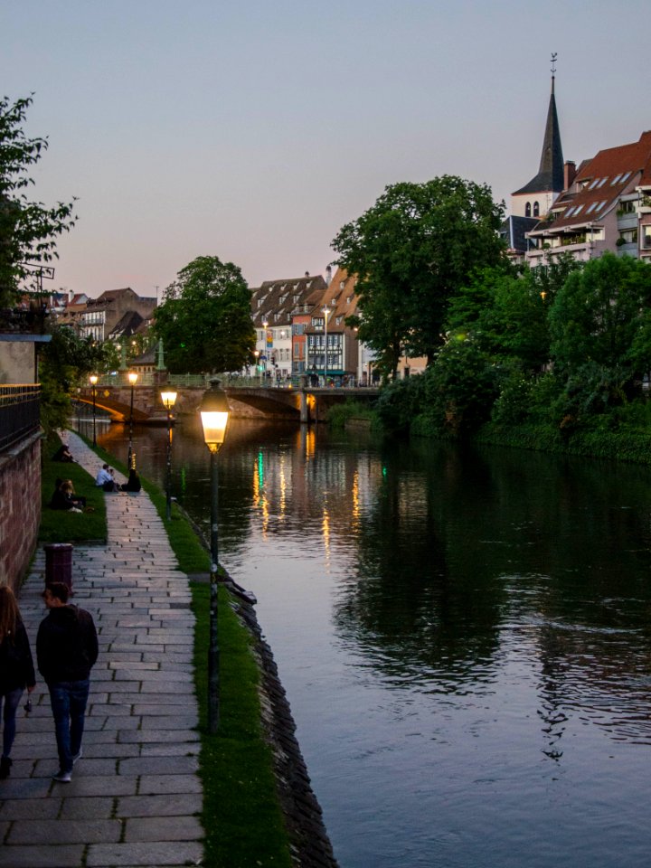 Chemin de halage à Strasbourg