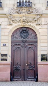 Porte du Conseil des Prud'hommes de Strasbourg