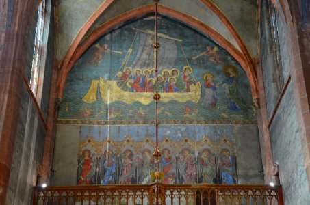 Mur de l'église Saint-Pierre-le-Jeune de Strasbourg
