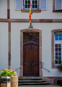 Porte de l'ancien abbaye d'Andlau