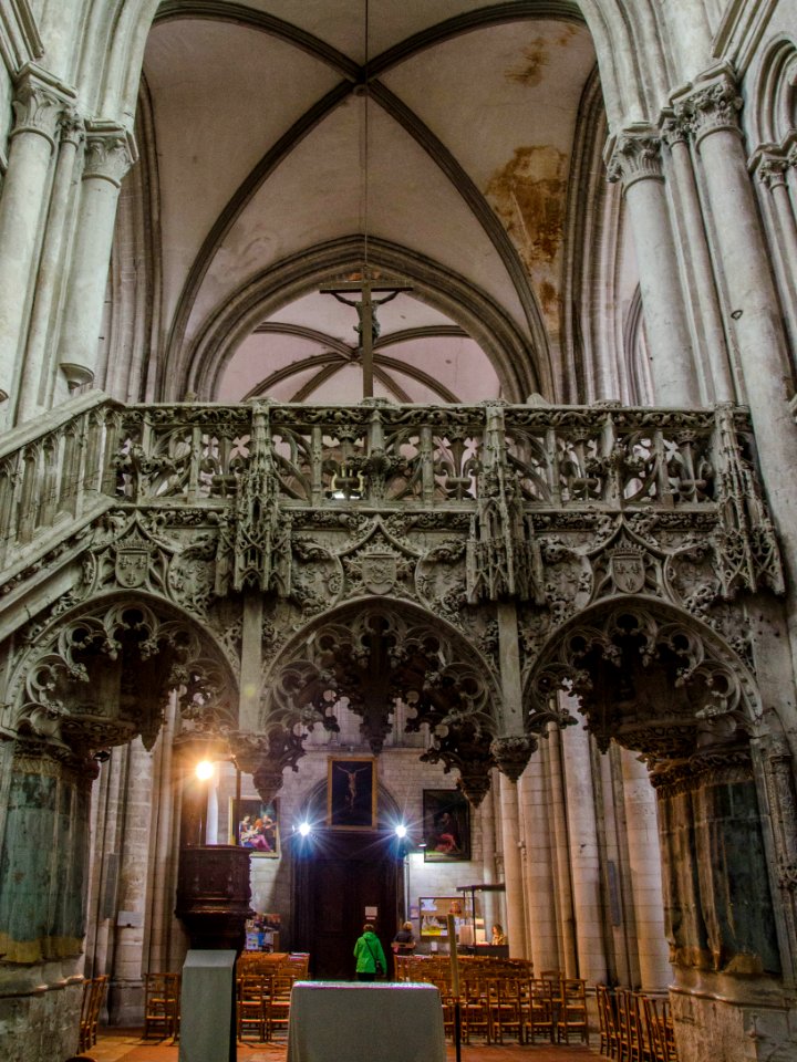 Arrière du jubé de l'église de la Madeleine