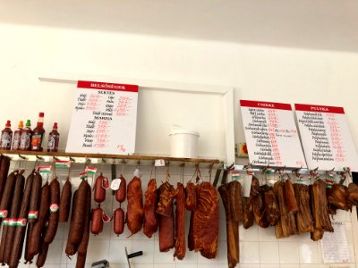 Rackeve Hungary meat  grocery