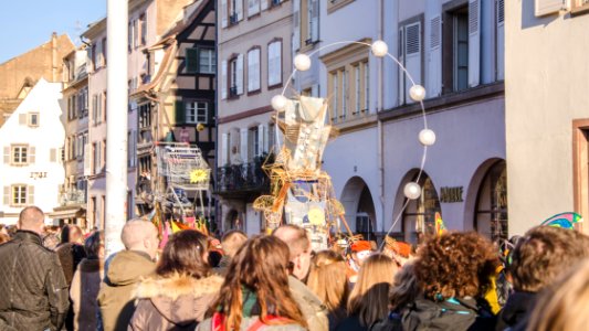 Œuvres métalliques au Carnaval de Strasbourg
