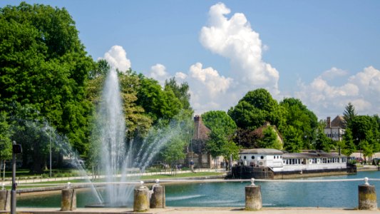 Canal du Trévois et sa péniche photo