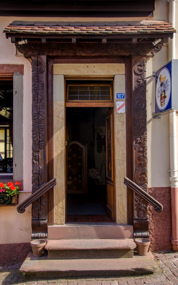 La vigne à la porte