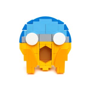 Brick-moji: Face screaming in fear