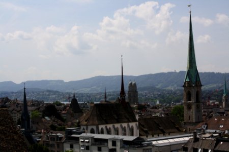 View over the roofs of Zürich