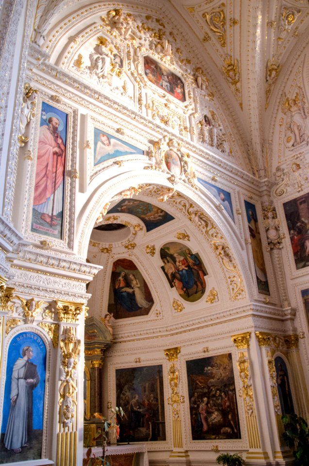 Mur de la chapelle de la Vierge