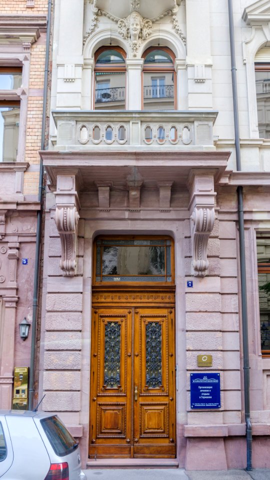 Belle porte d'un cabinet médicale russe