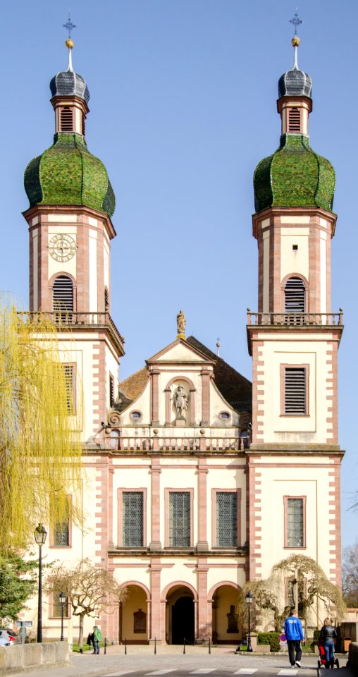 Façade de l'Abbaye d'Ebersmunster
