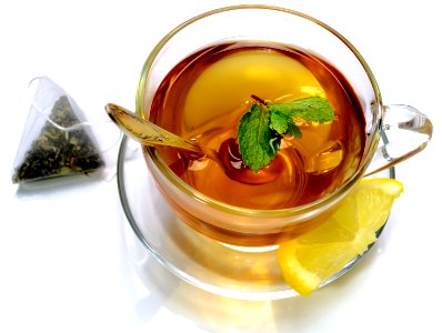 tea mint lemon