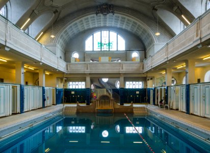 Le bassin des femmes ou Frauenschwimmbad - Bains municipaux de Strasbourg #14