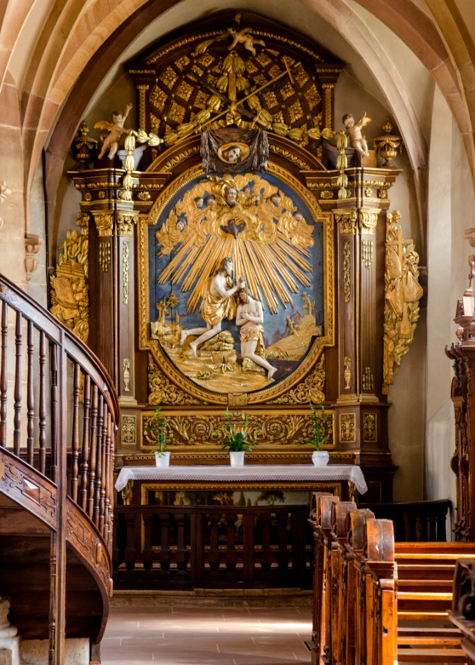 Autel de saint Jean-Baptiste de l'église des Jésuites