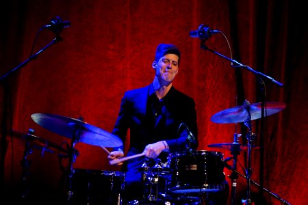 Erik Friedlander's Throw a Glass, 6 april 2019 Transition TV - Ches Smith DSC02519