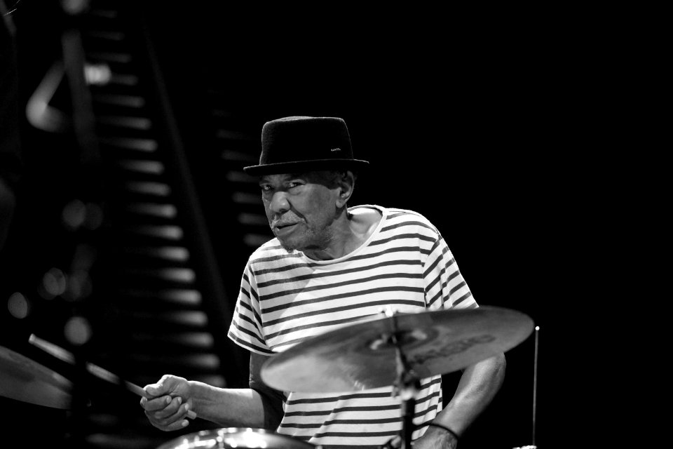 Louis Moholo-Moholo '5 Blokes', BIM 5 september 2019 - Louis Moholo DSC03477