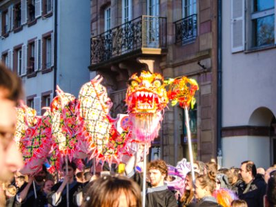 Dragon chinois au Carnaval de Strasbourg photo