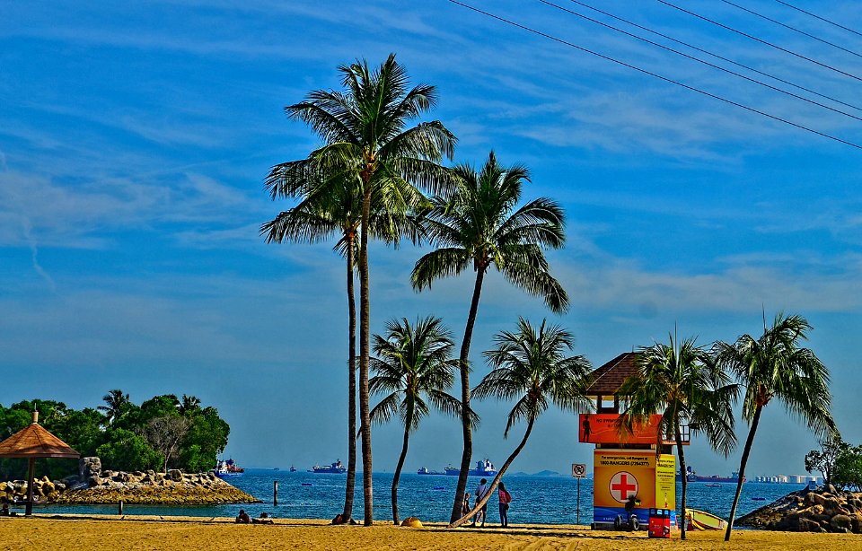 sentosa beach 1