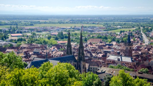 Obernai depuis le Mont national photo