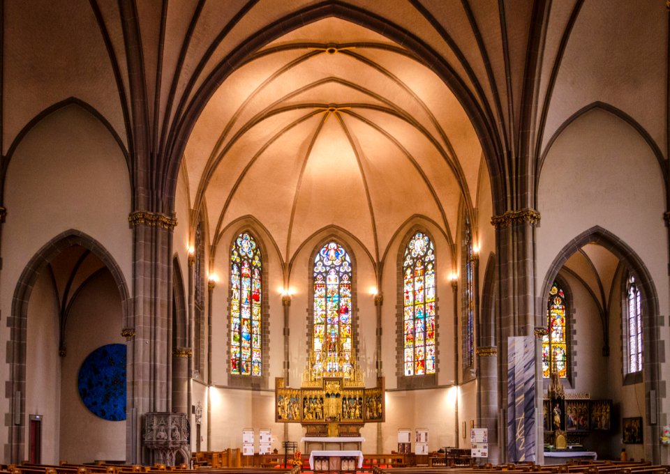 Intérieur de l'église Saint-Maurice de Strasbourg